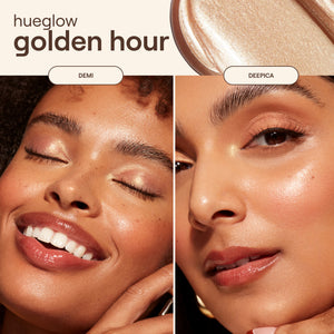 Live Tinted Hueglow Drops Highlighter + Kabuki Brush Duo Bronzer Makeup