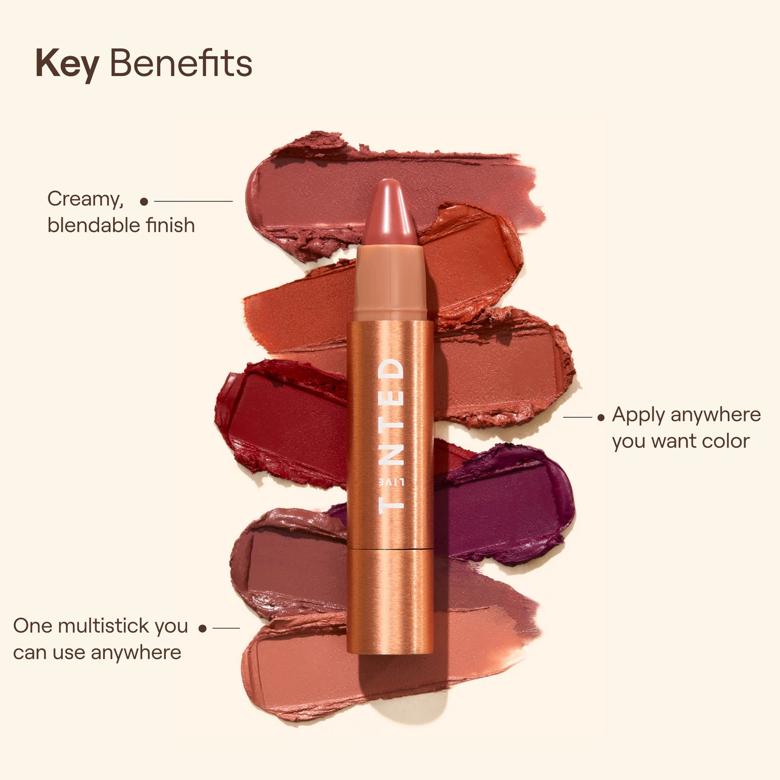 HUESTICK® Lip and Cheek Multistick