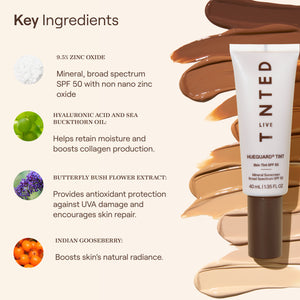 HUEGUARD® Skin Tint SPF 50 Mineral Sunscreen Broad Spectrum
