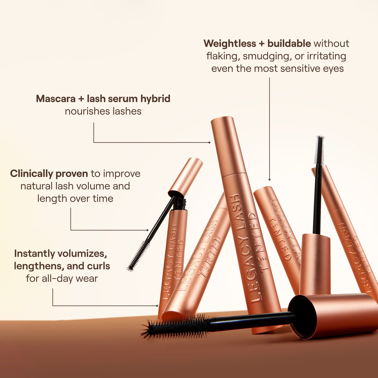 LEGACY Lash Volumizing & Lengthening Mascara