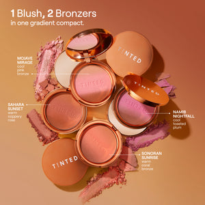 HUEBEAM® Gradient Blushing Bronzer