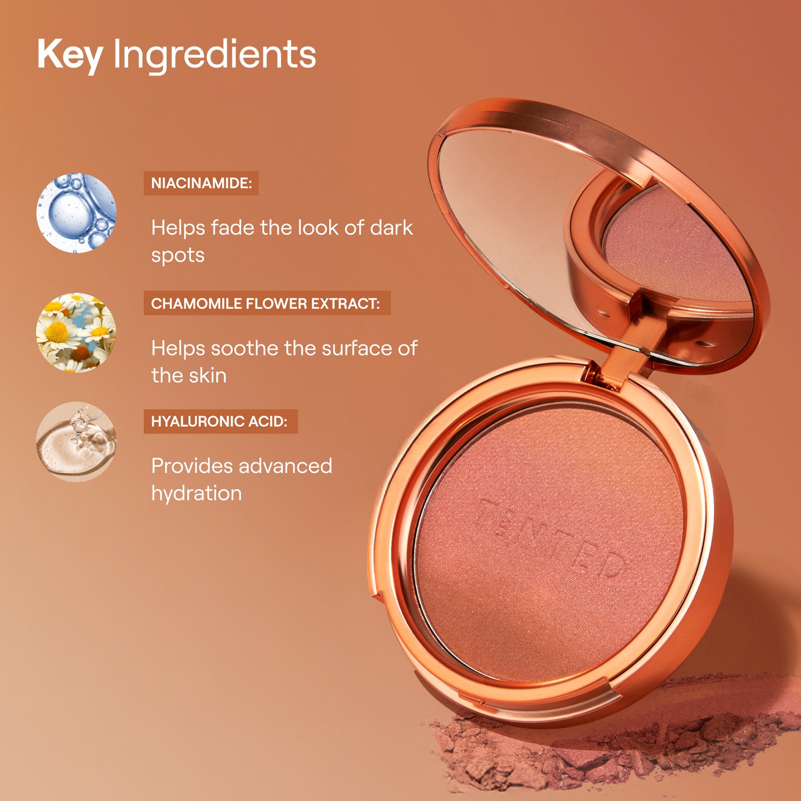 HUEBEAM® Gradient Blushing Bronzer